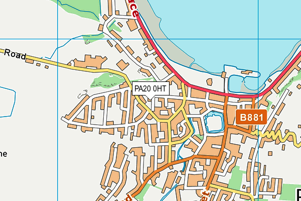PA20 0HT map - OS VectorMap District (Ordnance Survey)