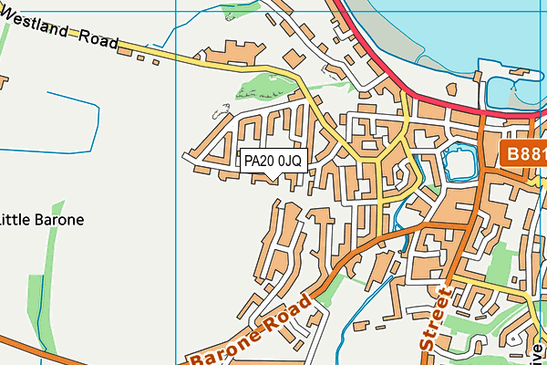 PA20 0JQ map - OS VectorMap District (Ordnance Survey)