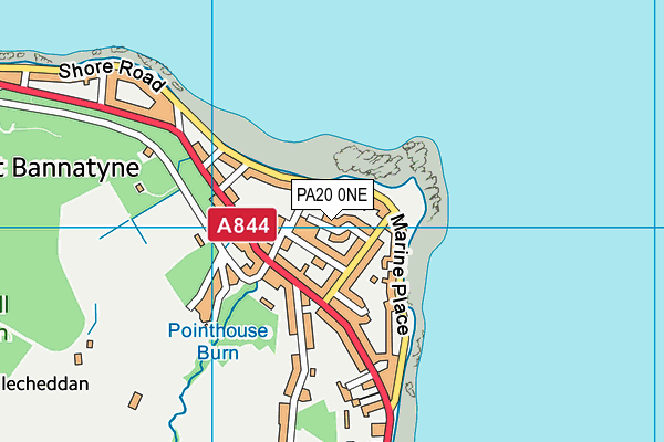 PA20 0NE map - OS VectorMap District (Ordnance Survey)