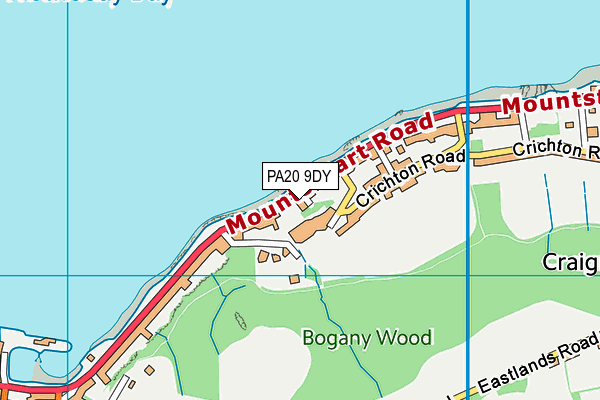 PA20 9DY map - OS VectorMap District (Ordnance Survey)