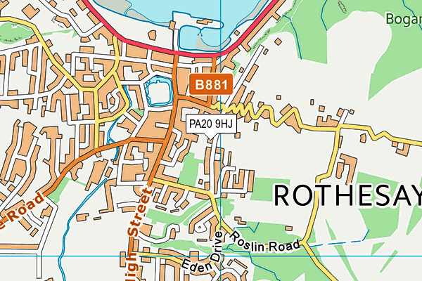 PA20 9HJ map - OS VectorMap District (Ordnance Survey)