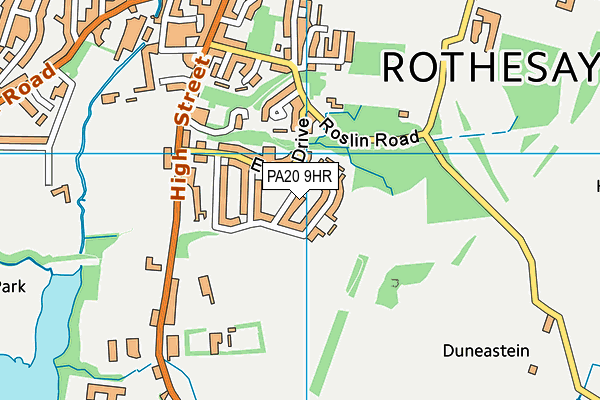 PA20 9HR map - OS VectorMap District (Ordnance Survey)