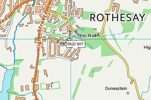 PA20 9HT map - OS VectorMap District (Ordnance Survey)