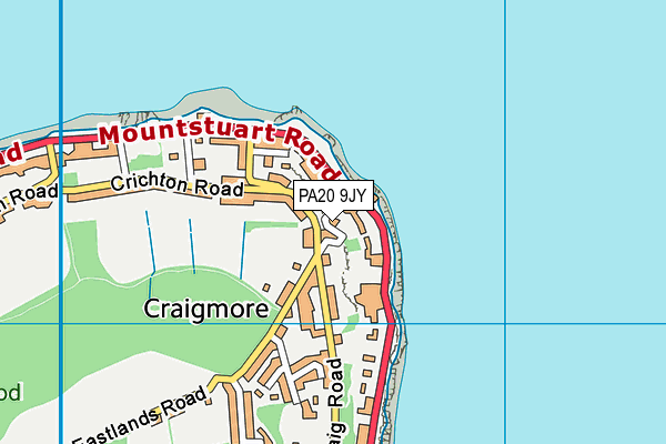 PA20 9JY map - OS VectorMap District (Ordnance Survey)