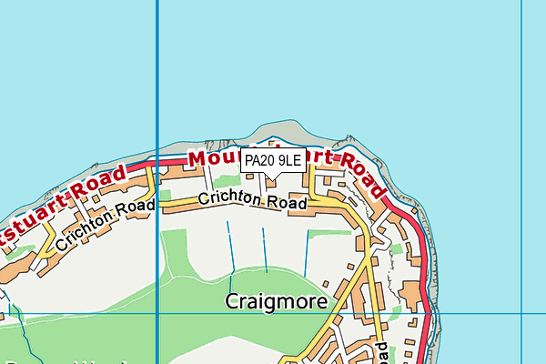 PA20 9LE map - OS VectorMap District (Ordnance Survey)