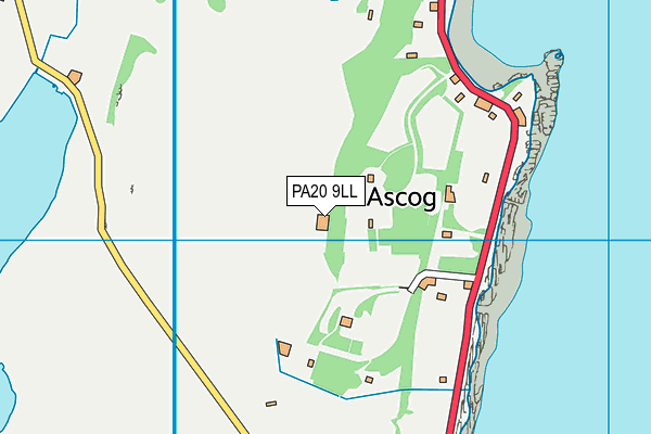 PA20 9LL map - OS VectorMap District (Ordnance Survey)
