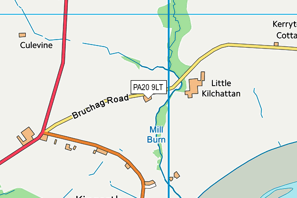 PA20 9LT map - OS VectorMap District (Ordnance Survey)