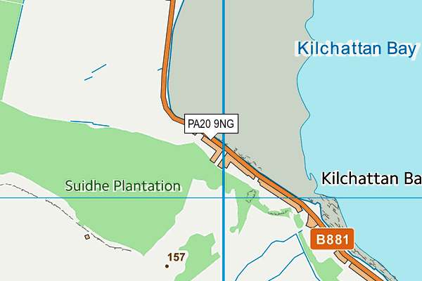 PA20 9NG map - OS VectorMap District (Ordnance Survey)