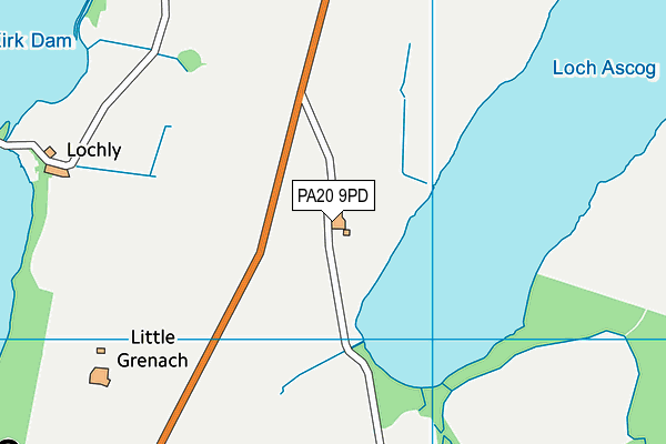 PA20 9PD map - OS VectorMap District (Ordnance Survey)