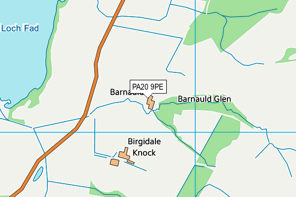 PA20 9PE map - OS VectorMap District (Ordnance Survey)