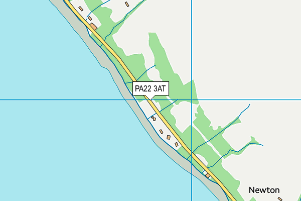 PA22 3AT map - OS VectorMap District (Ordnance Survey)