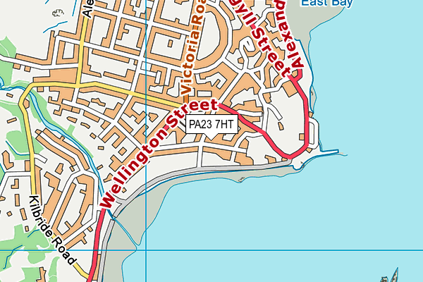 PA23 7HT map - OS VectorMap District (Ordnance Survey)