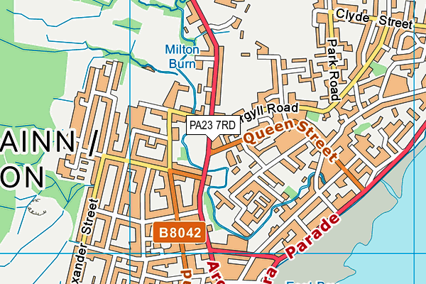 PA23 7RD map - OS VectorMap District (Ordnance Survey)