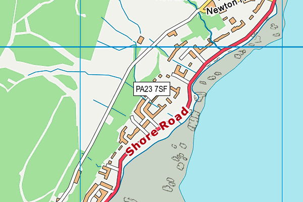 PA23 7SF map - OS VectorMap District (Ordnance Survey)
