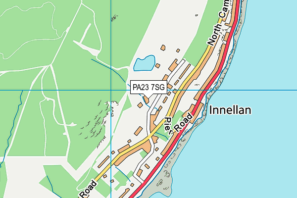 PA23 7SG map - OS VectorMap District (Ordnance Survey)