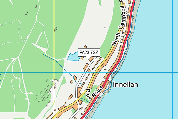 PA23 7SZ map - OS VectorMap District (Ordnance Survey)