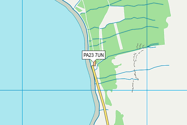 PA23 7UN map - OS VectorMap District (Ordnance Survey)