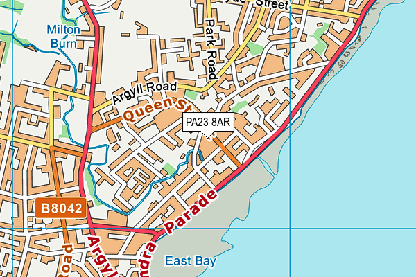 PA23 8AR map - OS VectorMap District (Ordnance Survey)