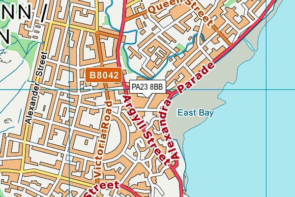 PA23 8BB map - OS VectorMap District (Ordnance Survey)
