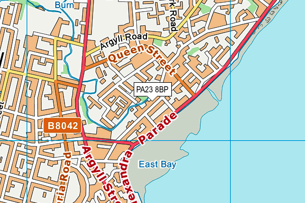PA23 8BP map - OS VectorMap District (Ordnance Survey)