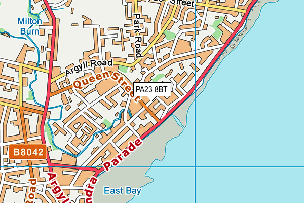 PA23 8BT map - OS VectorMap District (Ordnance Survey)