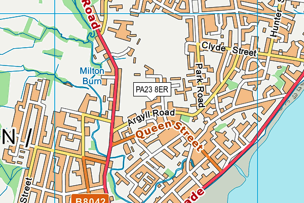 PA23 8ER map - OS VectorMap District (Ordnance Survey)