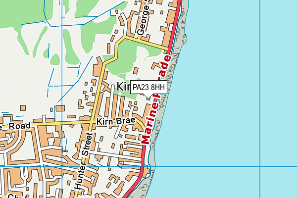 PA23 8HH map - OS VectorMap District (Ordnance Survey)