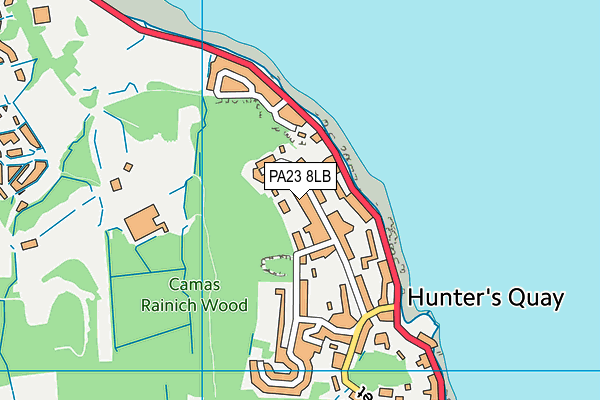 PA23 8LB map - OS VectorMap District (Ordnance Survey)