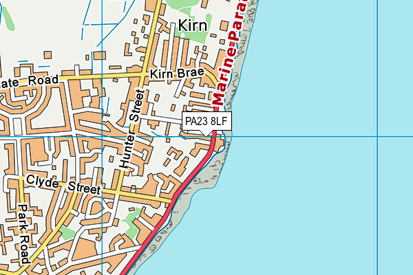 PA23 8LF map - OS VectorMap District (Ordnance Survey)