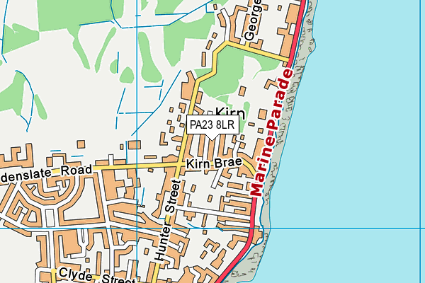 PA23 8LR map - OS VectorMap District (Ordnance Survey)
