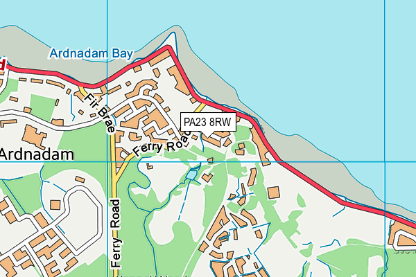 PA23 8RW map - OS VectorMap District (Ordnance Survey)