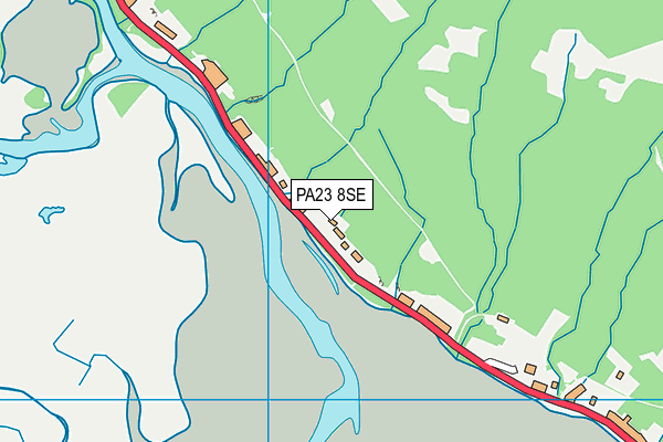 PA23 8SE map - OS VectorMap District (Ordnance Survey)