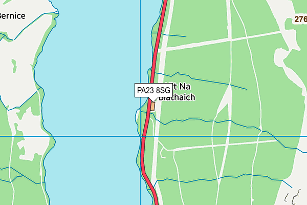 PA23 8SG map - OS VectorMap District (Ordnance Survey)