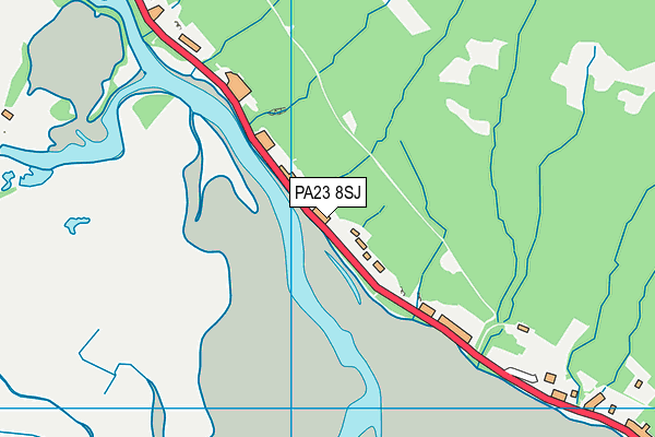 PA23 8SJ map - OS VectorMap District (Ordnance Survey)
