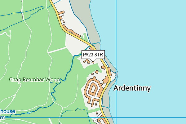 PA23 8TR map - OS VectorMap District (Ordnance Survey)