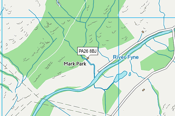 PA26 8BJ map - OS VectorMap District (Ordnance Survey)