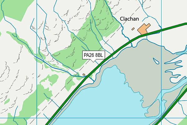 PA26 8BL map - OS VectorMap District (Ordnance Survey)