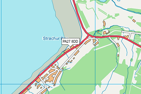PA27 8DD map - OS VectorMap District (Ordnance Survey)