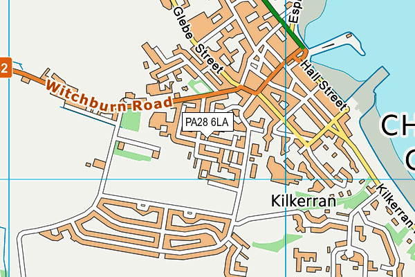 PA28 6LA map - OS VectorMap District (Ordnance Survey)