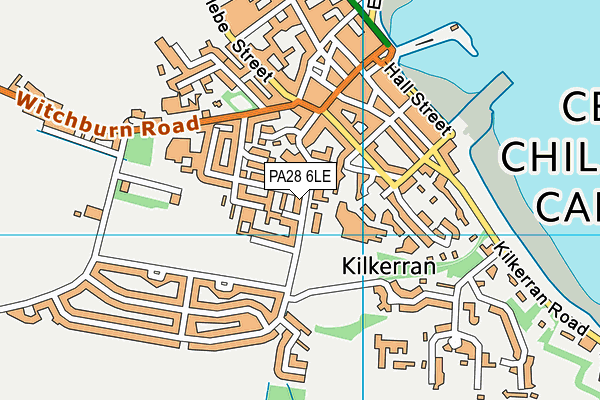 PA28 6LE map - OS VectorMap District (Ordnance Survey)