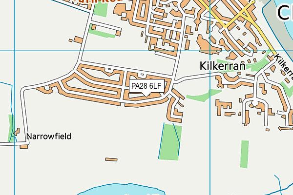 PA28 6LF map - OS VectorMap District (Ordnance Survey)