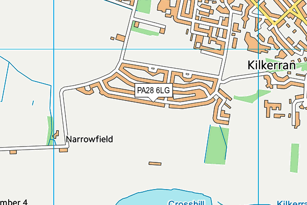PA28 6LG map - OS VectorMap District (Ordnance Survey)