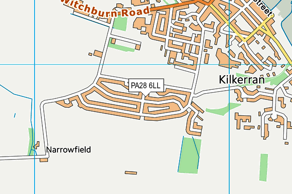 PA28 6LL map - OS VectorMap District (Ordnance Survey)