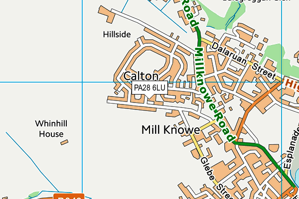 Map of KINTYRE SMOKEHOUSES LTD at district scale