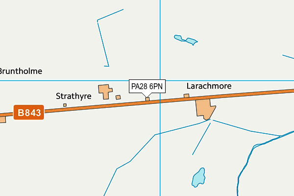 PA28 6PN map - OS VectorMap District (Ordnance Survey)