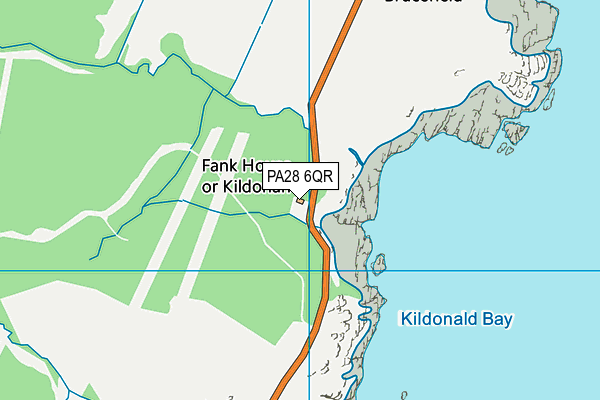 PA28 6QR map - OS VectorMap District (Ordnance Survey)