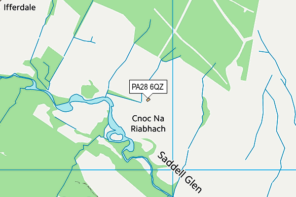 PA28 6QZ map - OS VectorMap District (Ordnance Survey)