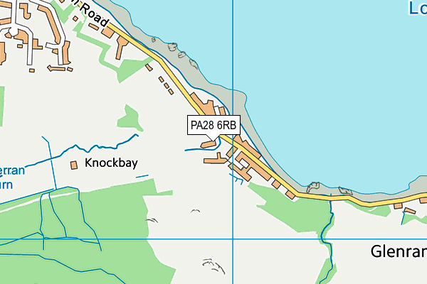 PA28 6RB map - OS VectorMap District (Ordnance Survey)