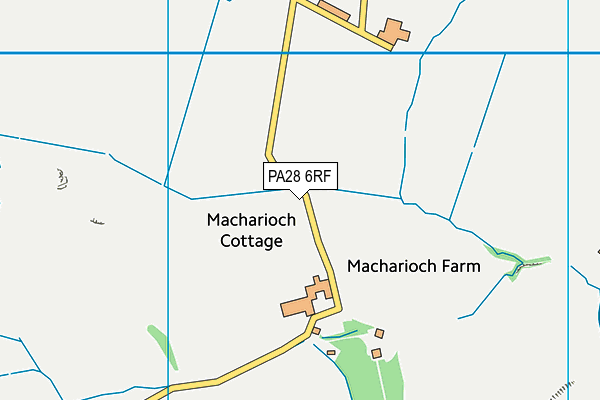 PA28 6RF map - OS VectorMap District (Ordnance Survey)
