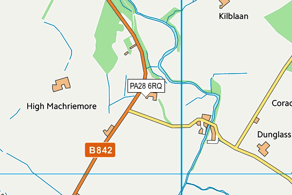 PA28 6RQ map - OS VectorMap District (Ordnance Survey)